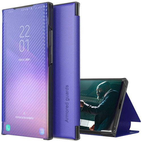 Smart Window Slim Flip Kevlar Case For Samsung - Libiyi