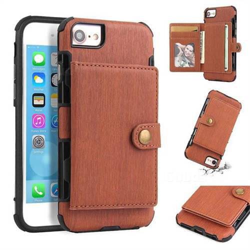 Security Copper Button Protective Case For iPhone 6/6S - Libiyi