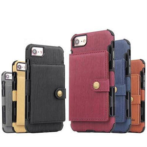 Security Copper Button Protective Case For iPhone 6/6S - Libiyi