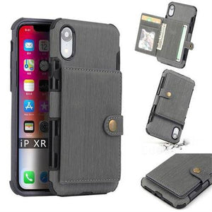 Security Copper Button Protective Case For iPhone XR - Libiyi