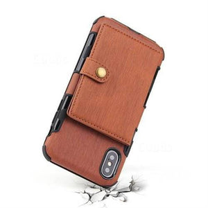 Security Copper Button Protective Case For iPhone Xs Max - Libiyi