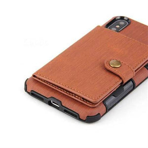 Security Copper Button Protective Case For iPhone Xs Max - Libiyi