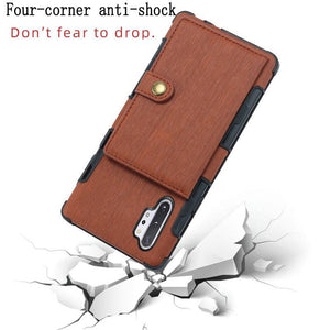 Security Copper Button Protective Case For Samsung Note 10+ - Libiyi