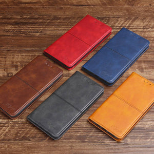 TPU + PU Leather Phone Cover Case for Samsung A10E - Libiyi