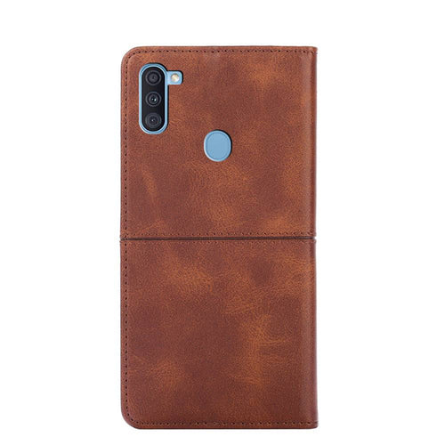 TPU + PU Leather Phone Cover Case for Samsung A11 - Libiyi