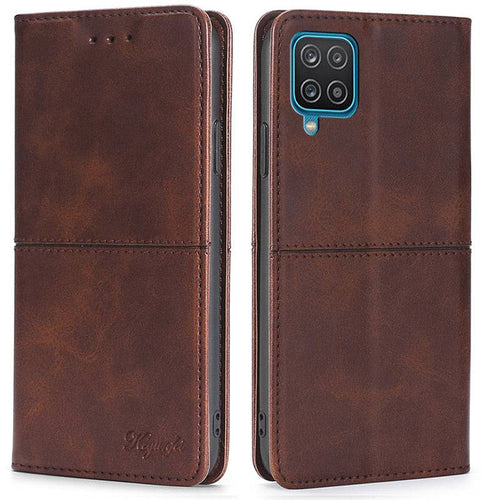 Leather Flip Wallet Cover for Samsung A12 - Libiyi