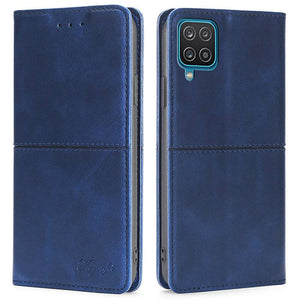 Leather Flip Wallet Cover for Samsung A12 - Libiyi