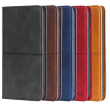 Cargar imagen en el visor de la galería, Leather Flip Wallet Cover for Samsung A12 - Libiyi