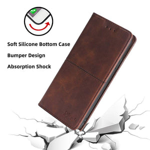 Leather Flip Wallet Cover for Samsung A32 - Libiyi