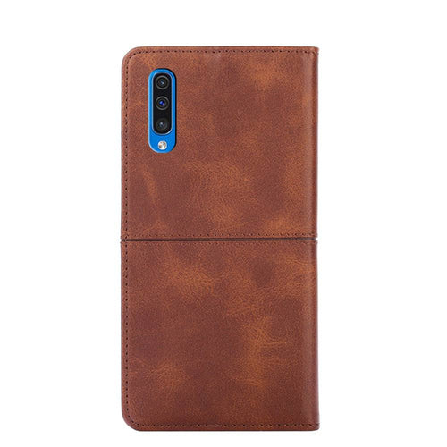 TPU + PU Leather Phone Cover Case for Samsung A50 - Libiyi