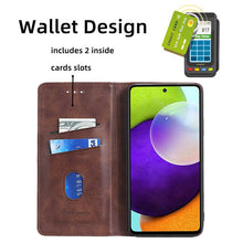 Cargar imagen en el visor de la galería, Leather Flip Wallet Cover for Samsung A52 - Libiyi