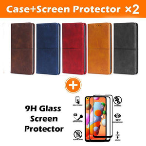 Leather Flip Wallet Cover for Samsung A52 - Libiyi