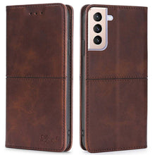 Cargar imagen en el visor de la galería, Leather Flip Wallet Cover for Samsung S21 Series - Libiyi