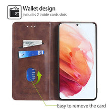 Carregar imagem no visualizador da galeria, Leather Flip Wallet Cover for Samsung S21 Series - Libiyi