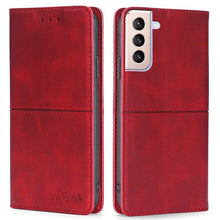 Cargar imagen en el visor de la galería, Leather Flip Wallet Cover for Samsung S21 Series - Libiyi