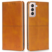 Cargar imagen en el visor de la galería, Leather Flip Wallet Cover for Samsung S21 Series - Libiyi