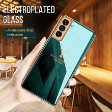 Laden Sie das Bild in den Galerie-Viewer, Luxury Plating Tempered Glass Case For Samsung - Libiyi