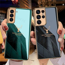 Carregar imagem no visualizador da galeria, Luxury Plating Tempered Glass Case For Samsung - Libiyi