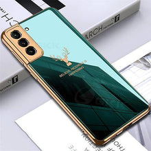 Laden Sie das Bild in den Galerie-Viewer, Luxury Plating Tempered Glass Case For Samsung - Libiyi