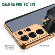 Carregar imagem no visualizador da galeria, Luxury Plating Tempered Glass Case For Samsung - Libiyi