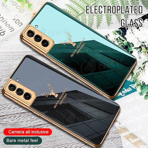 Luxury Plating Tempered Glass Case For Samsung - Libiyi