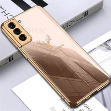 Carregar imagem no visualizador da galeria, Luxury Plating Tempered Glass Case For Samsung - Libiyi