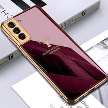 Cargar imagen en el visor de la galería, Luxury Plating Tempered Glass Case For Samsung - Libiyi