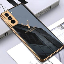 Carregar imagem no visualizador da galeria, Luxury Plating Tempered Glass Case For Samsung - Libiyi