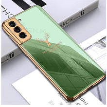 Cargar imagen en el visor de la galería, Luxury Plating Tempered Glass Case For Samsung - Libiyi