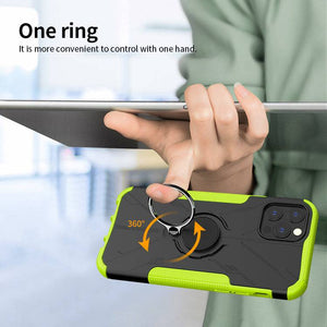 Robot 3 in 1 Heavy Duty Defender Case For iPhone 12 Series - Libiyi