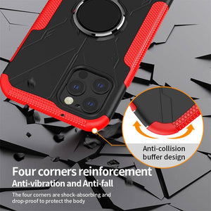 Robot 3 in 1 Heavy Duty Defender Case For iPhone 12 Series - Libiyi