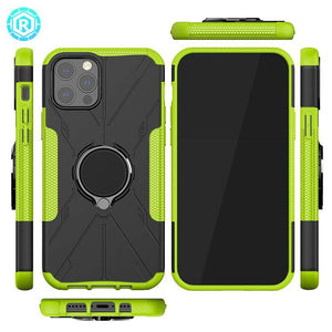 Robot 3 in 1 Heavy Duty Defender Case For iPhone 12 Series - Libiyi