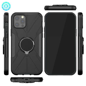 Robot 3 in 1 Heavy Duty Defender Case For iPhone 12 Series - Libiyi