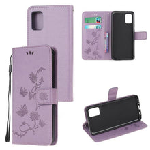 Cargar imagen en el visor de la galería, Imprint Butterfly Flower Leather Mobile Phone Case for iPhone - Libiyi