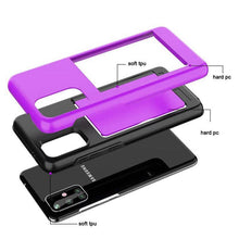 Carregar imagem no visualizador da galeria, Armor Protective Card Holder Case for Samsung A Series With 2-Pack Screen Protectors - Libiyi