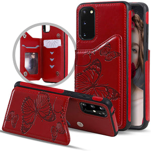 New Luxury Embossing Wallet Cover For SAMSUNG S20-Fast Delivery - Libiyi