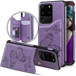 New Luxury Embossing Wallet Cover For SAMSUNG S20 Ultra-Fast Delivery - Libiyi