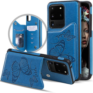 New Luxury Embossing Wallet Cover For SAMSUNG S20 Ultra-Fast Delivery - Libiyi