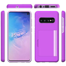 Carregar imagem no visualizador da galeria, Armor Protective Card Holder Case for Samsung S10 Plus - Libiyi