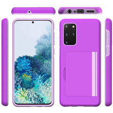 Carregar imagem no visualizador da galeria, Armor Protective Card Holder Case for Samsung S20 Plus With 2-Pack Screen Protectors - Libiyi