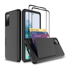 Carregar imagem no visualizador da galeria, Armor Protective Card Holder Case for Samsung S20 FE With 2-Pack Screen Protectors - Libiyi