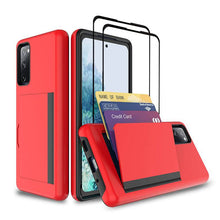 Cargar imagen en el visor de la galería, Armor Protective Card Holder Case for Samsung S20 FE With 2-Pack Screen Protectors - Libiyi