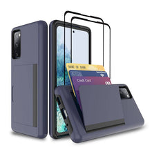 Cargar imagen en el visor de la galería, Armor Protective Card Holder Case for Samsung S20 FE With 2-Pack Screen Protectors - Libiyi