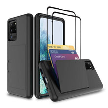 Carregar imagem no visualizador da galeria, Armor Protective Card Holder Case for Samsung S20 Ultra With 2-Pack Screen Protectors - Libiyi