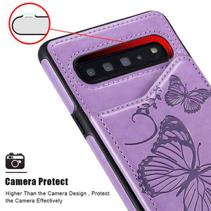 New Luxury Embossing Wallet Cover For SAMSUNG S10 5G-Fast Delivery - Libiyi