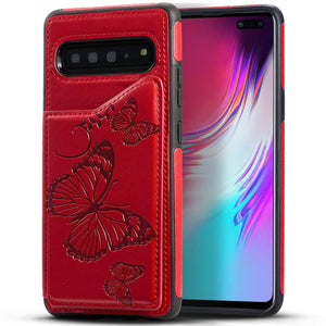 New Luxury Embossing Wallet Cover For SAMSUNG S10 5G-Fast Delivery - Libiyi