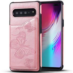 New Luxury Embossing Wallet Cover For SAMSUNG S10 5G-Fast Delivery - Libiyi