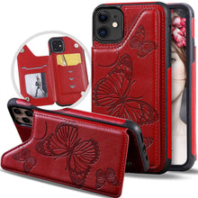 Load image into Gallery viewer, New Luxury Embossing Wallet Cover For iPhone 11-Fast Delivery - Libiyi