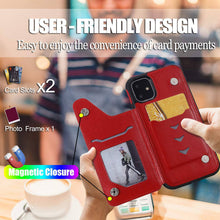 Load image into Gallery viewer, New Luxury Embossing Wallet Cover For iPhone 11-Fast Delivery - Libiyi