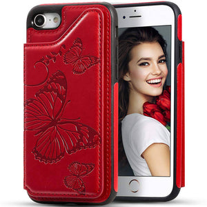 New Luxury Embossing Wallet Cover For iPhone 6/6S-Fast Delivery - Libiyi